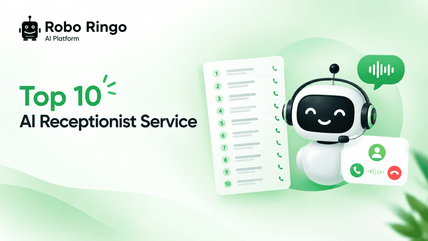 Top 10 AI Receptionist Services comparison for 2026