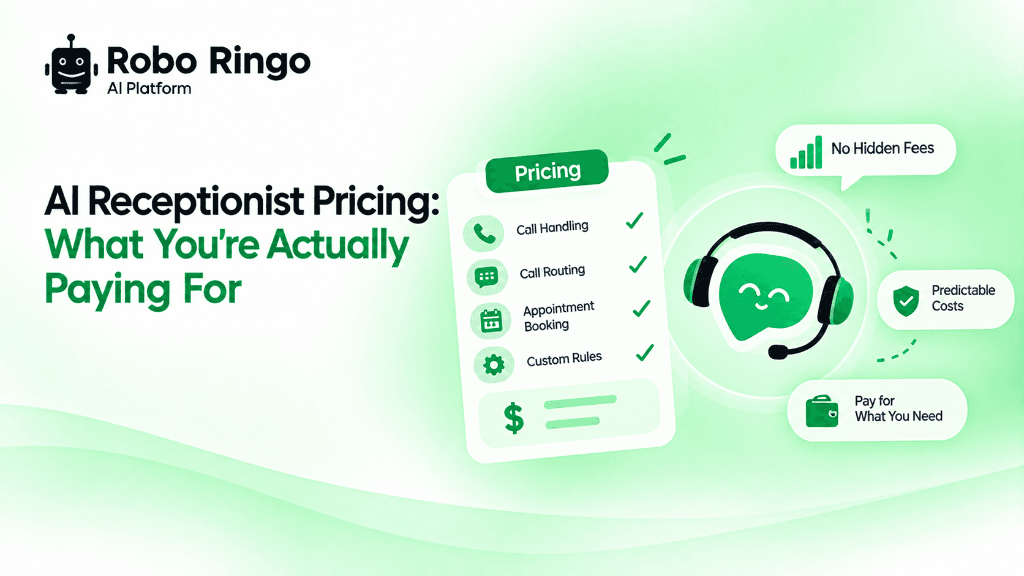 AI Receptionist Pricing Models and Fees