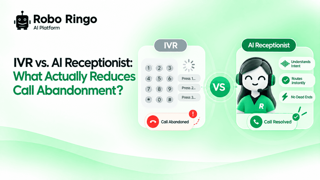 IVR vs AI Receptionist comparison