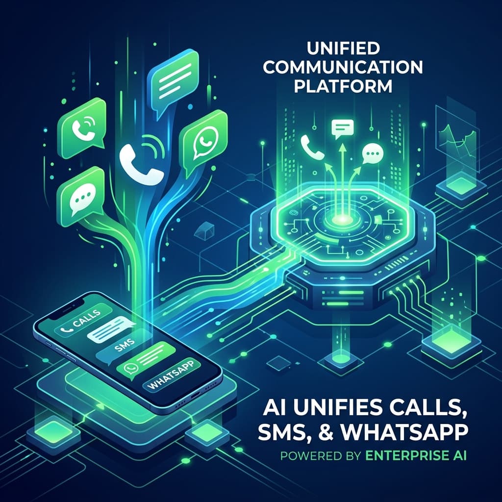 Calls, SMS, and WhatsApp Unified Platform